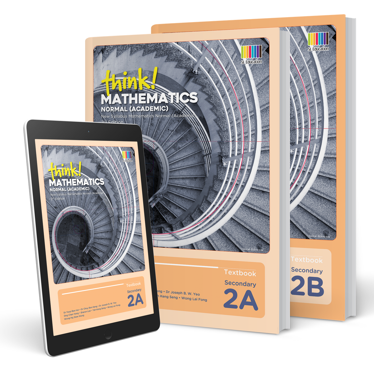 think! Mathematics Secondary Normal (Academic) Textbooks 2A & 2B (Prin