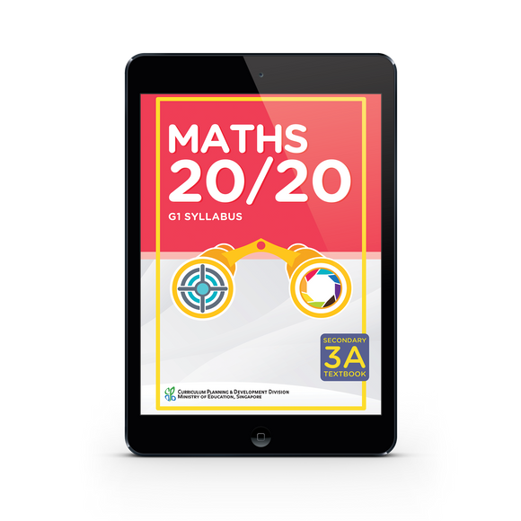 Maths 20/20 (G1) Textbook 3A (Digital Only)