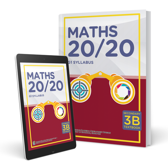 Maths 20/20 (G1) Textbook 3B (Print & Digital Bundle)