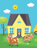 Animals at the Farm - A Picture Book with Video for Animals and Numbers