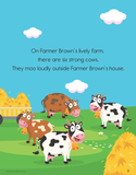 Animals at the Farm - A Picture Book with Video for Animals and Numbers