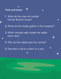 Animals at the Farm - A Picture Book with Video for Animals and Numbers