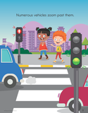 Crossing the Street - A Picture Book with Video for Everyday Geometry