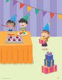 Let's Party! - A Picture Book with Video for Fun with Food and Numbers