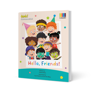 Hello, Friends! - A Picture Book with Video for Early Counting Fun