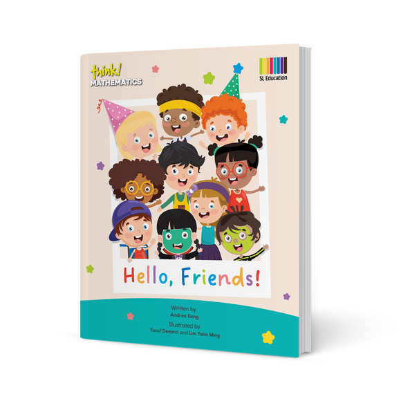 Hello, Friends! - A Picture Book with Video for Early Counting Fun