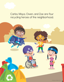 Recycling Heroes - A Picture Book with Video for Eco-Friendly Skip Counting