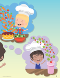 The Aspiring Chefs - A Picture Book with Video for Cooking and Counting