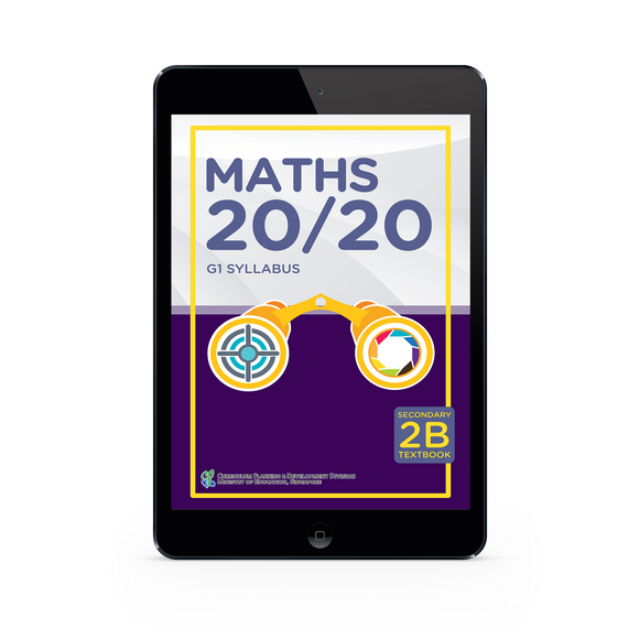 Maths 20/20 (G1) Textbook 2B (Digital Only)