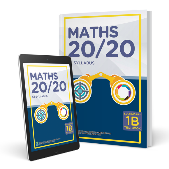 Maths 20/20 (G1) Textbook 1B (Print & Digital Bundle)