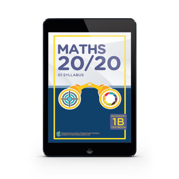 Maths 20/20 (G1) Textbook 1B (Digital Only)