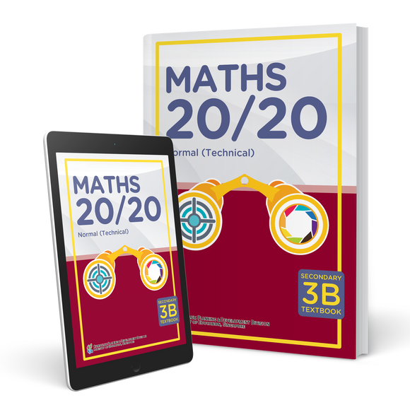 Maths 20/20 Normal (Technical) Textbook 3B (Print & Digital Bundle)