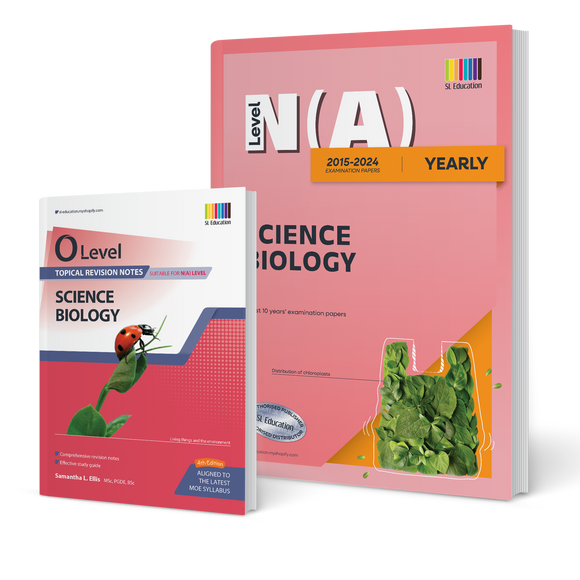 N(A) Level Science Biology (Yearly) 2015-2024 (with Answers) + Topical Revision Notes