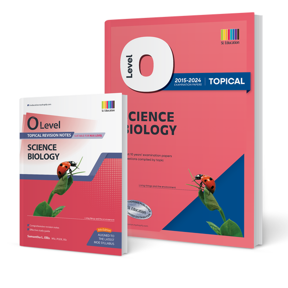 O Level Science Biology (Topical) 2015-2024 (with Answers) + Topical Revision Notes