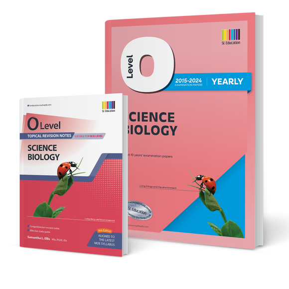 O Level Science Biology (Yearly) 2015-2024 (with Answers) + Topical Revision Notes