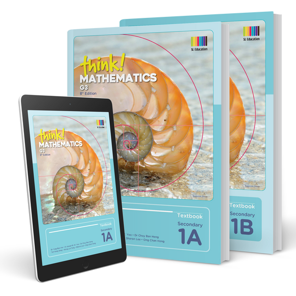 Think Mathematics G3 Textbook 1A 1B Print Digital Bundle 8th E Think mathematics g3 textbook 1a 1b print digital bundle 8th e