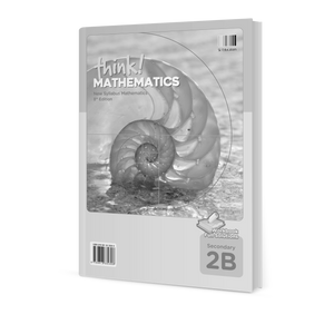 think! Mathematics Secondary Workbook 2B (8th edition) Solutions